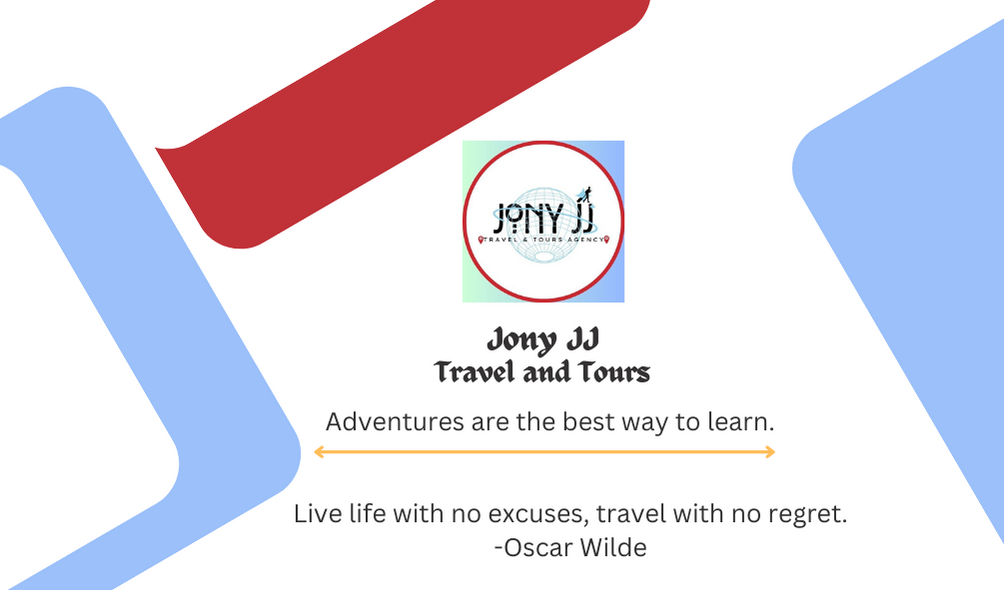 Jony JJ Travel and Tours Business Card