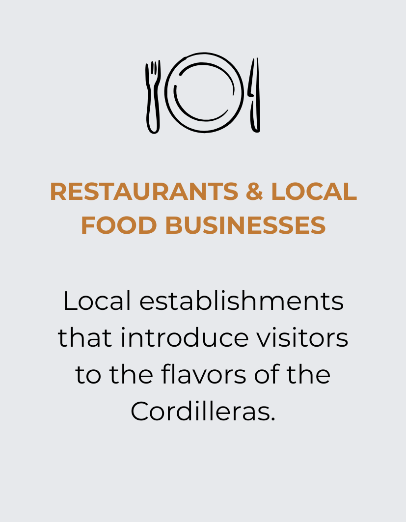 restaurants and local food businesses